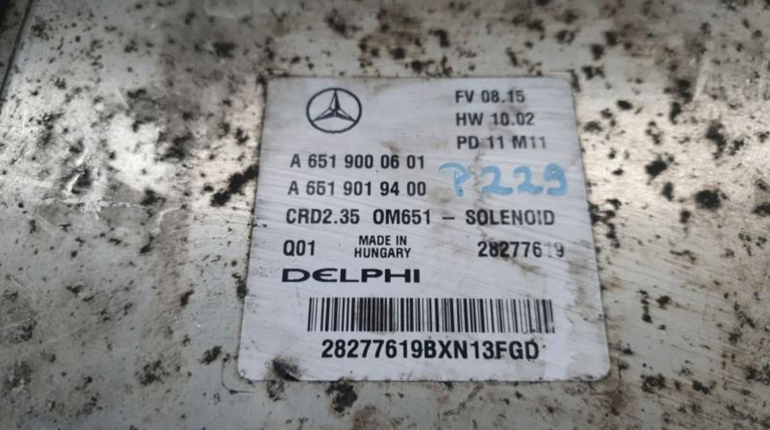 Calculator ecu Mercedes Sprinter 2 (2006->) [906] a6519000601