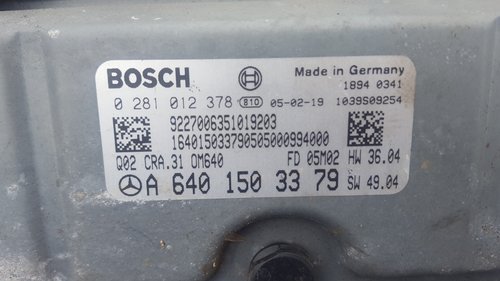 Calculator ECU Mercedes W169 A200CDI 140CP cod A6401503379