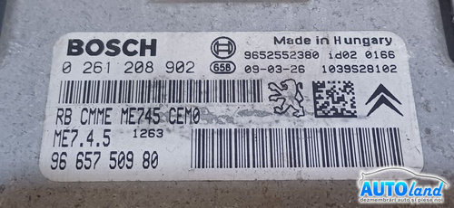 Calculator Ecu Motor 0261208902 Citroen C3 FC 2002