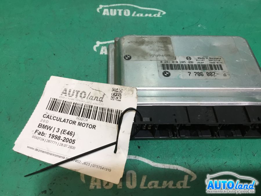 Calculator Ecu Motor 0281010205 2.0 D BMW 3 E46 1998-2005