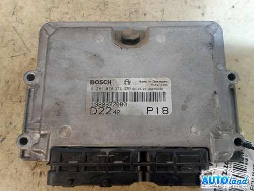 Calculator Ecu Motor 0281010345 Citroen JUMPER 244 2002