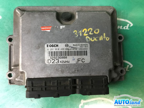 Calculator Ecu Motor 0281010488 2.3 D 1329236080 Fiat DUCATO bus 244,Z 2002
