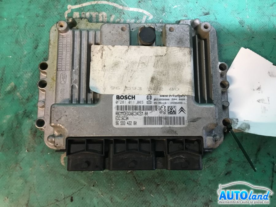 Calculator Ecu Motor 0281011863 1.6 HDI Peugeot 307 3A/C 2000