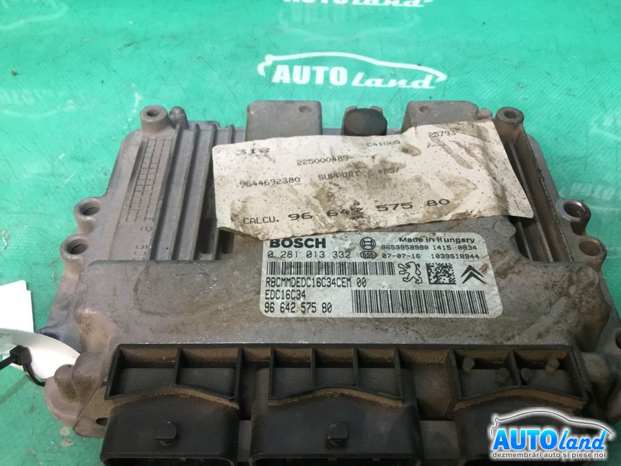 Calculator Ecu Motor 0281013332 Peugeot 407 6D 2004