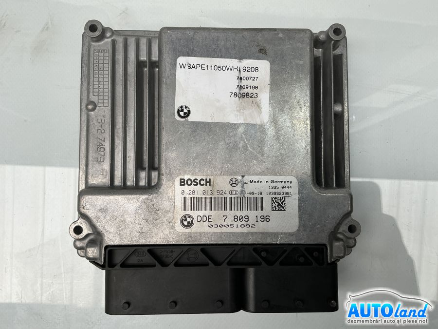 Calculator Ecu Motor 0281013924 2.0 Diesel N 47 7809196 BMW X3 E83 2004