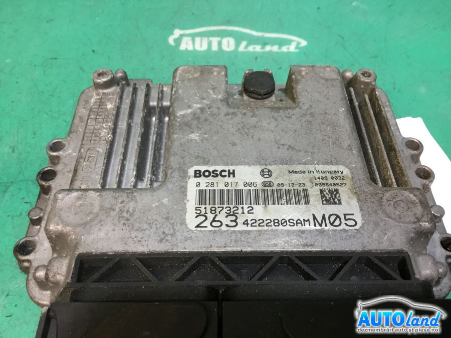 Calculator Ecu Motor 0281017006 1.6 JTD Fiat DOBLO 263 2009