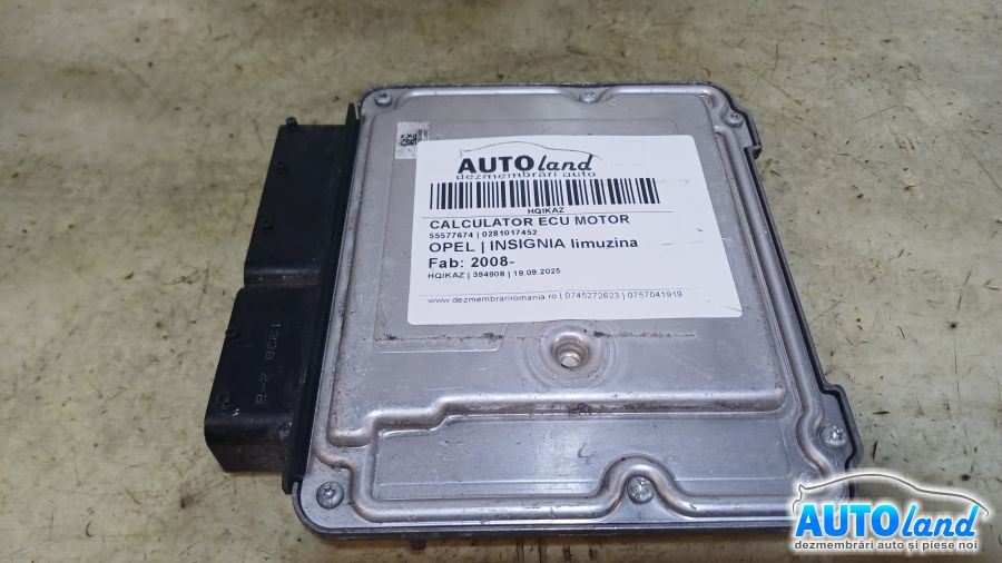 Calculator Ecu Motor 0281017452 55577674 Opel INSIGNIA limuzina 2008