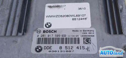 Calculator Ecu Motor 0281017509 1.6diesel Mini CLUBMAN R55 2010-2014