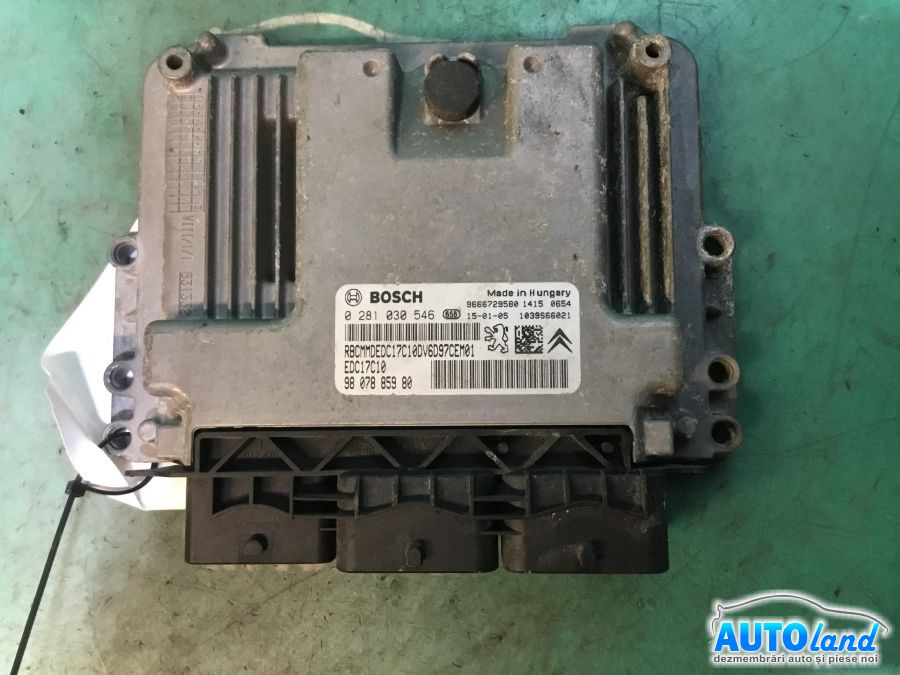 Calculator Ecu Motor 0281030546 1.6 HDI9807885980 Citroen C3 II 2009
