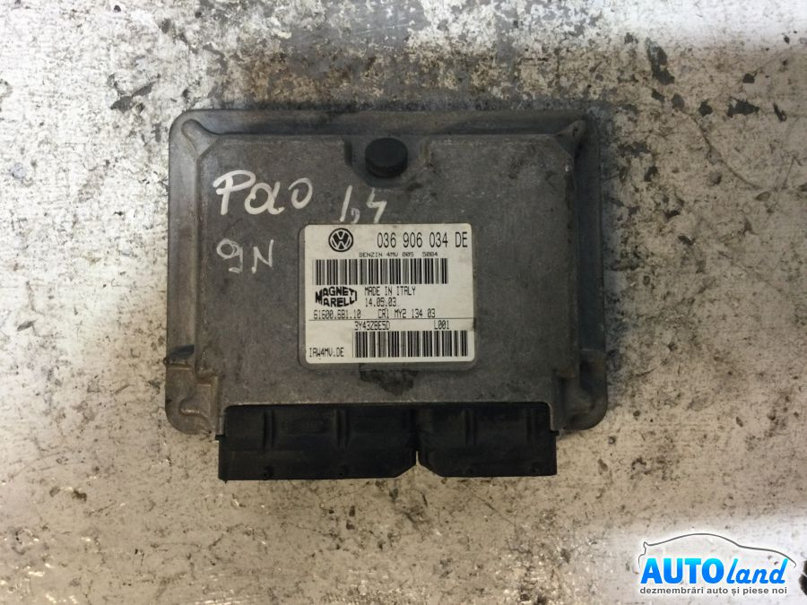Calculator Ecu Motor 036906034de 1.4 16V Volkswagen POLO 9N 2001