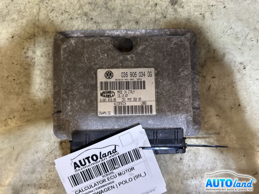 Calculator Ecu Motor 036906034dg 1.4 Benzina Volkswagen POLO 9N 2001