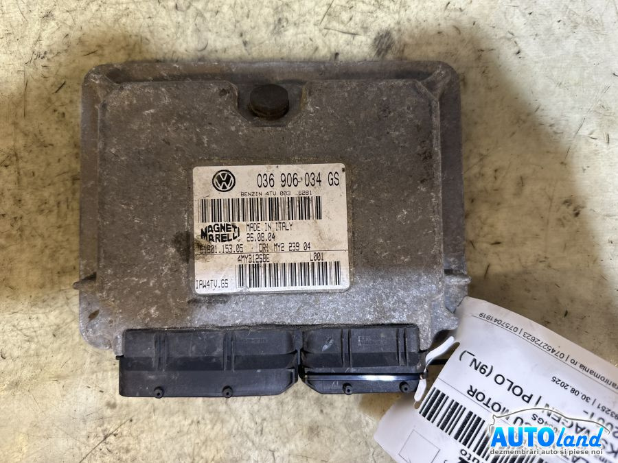 Calculator Ecu Motor 036906034gs 1.4 Benzina Volkswagen POLO 9N 2001