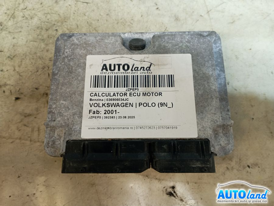 Calculator Ecu Motor 036906034jc Benzina Volkswagen POLO 9N 2001