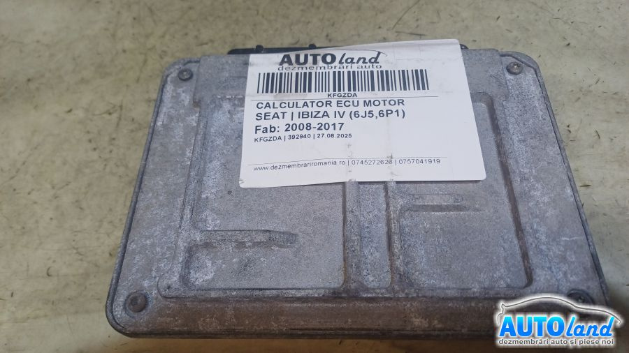Calculator Ecu Motor 036906034jg Seat IBIZA IV 6J5,6P1 2008-2017