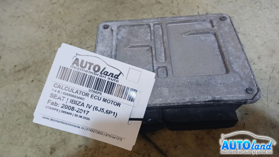 Calculator Ecu Motor 036906034kc 1.4 B Seat IBIZA IV 6J5,6P1 2008-2017