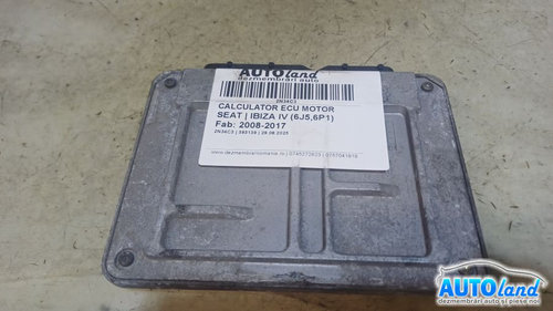 Calculator Ecu Motor 036906034kc Seat IBIZA IV 6J5,6P1 2008-2017