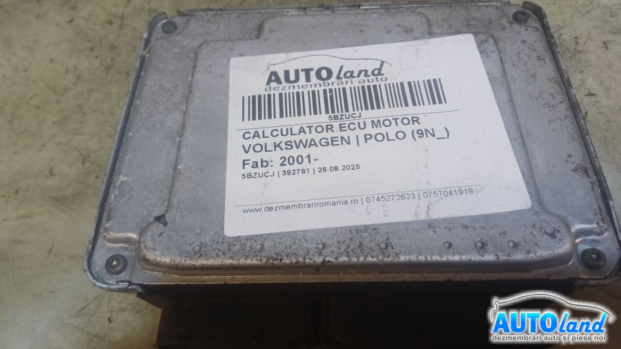 Calculator Ecu Motor 038906012am 0281010658 Volkswagen POLO 9N 2001