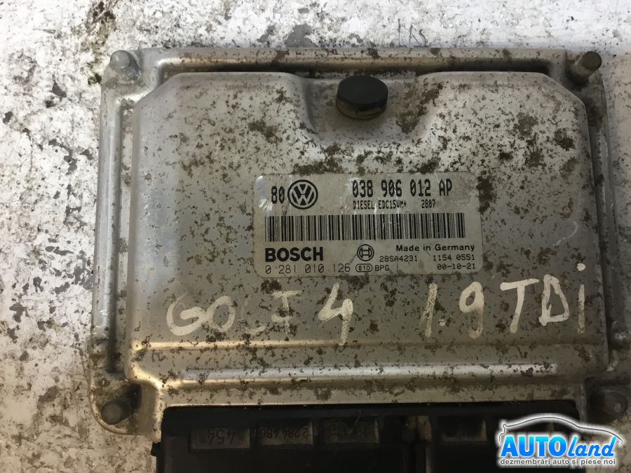 Calculator Ecu Motor 038906012ap 1.9 TDI Volkswagen GOLF IV 1J1 1997-2005
