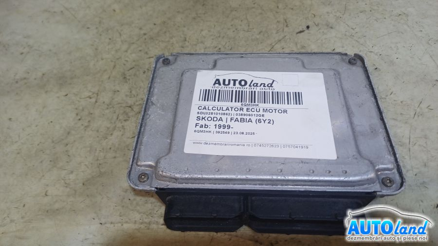 Calculator Ecu Motor 038906012ge SDI0281010862 Skoda FABIA 6Y2 1999