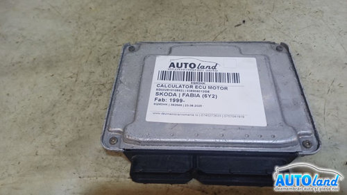 Calculator Ecu Motor 038906012ge SDI0281010862 Skoda FABIA 6Y2 1999