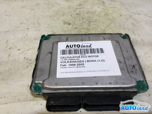 Calculator Ecu Motor 038906012m 1.9 TDI Volkswagen BORA 1J2 1998-2005