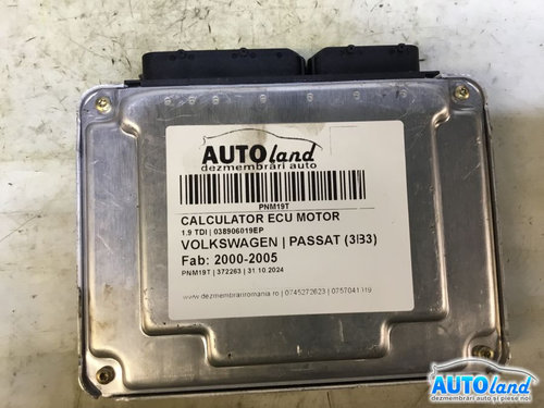 Calculator Ecu Motor 038906019ep 1.9 TDI Volkswagen PASSAT 3B3 2000-2005