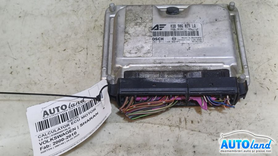 Calculator Ecu Motor 038906019lq 1.9 TDI Volkswagen SHARAN 2000-2010