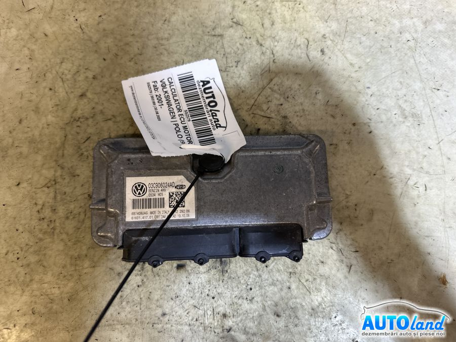 Calculator Ecu Motor 03c906024ad Volkswagen POLO 9N 2001