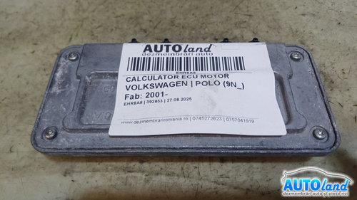 Calculator Ecu Motor 03c906024bh Volkswagen POLO 9N 2001