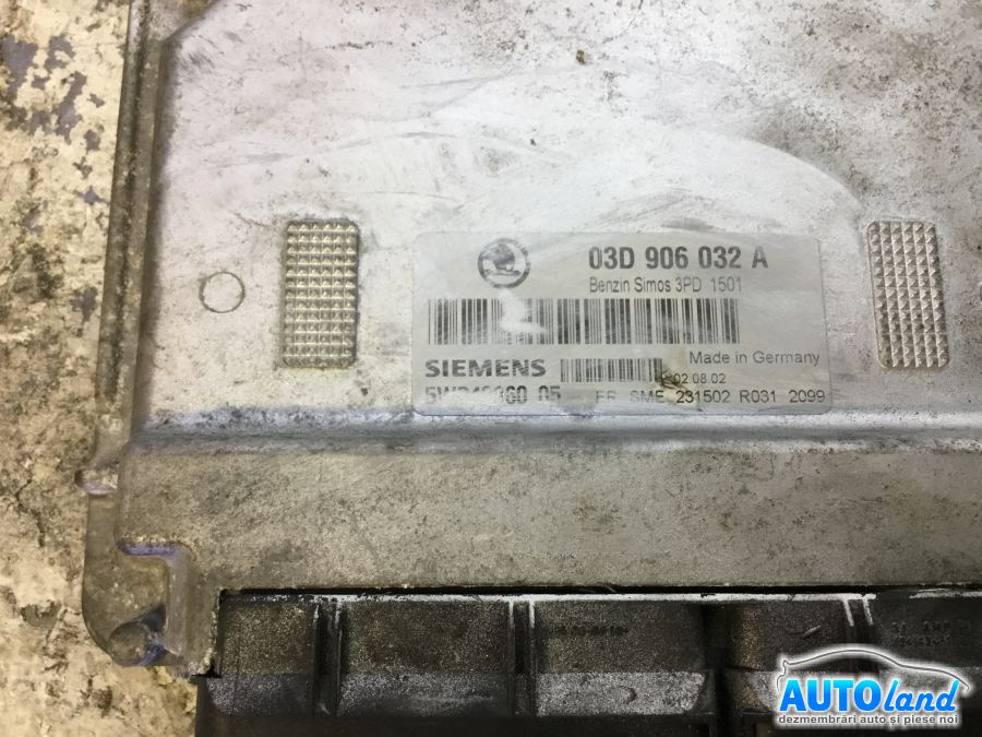 Calculator Ecu Motor 03d906032a 1.2 B Skoda FABIA 6Y2 1999
