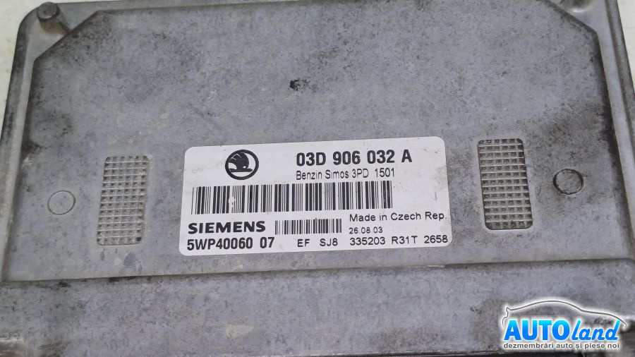 Calculator Ecu Motor 03d906032a 1.2 B Skoda FABIA 6Y2 1999