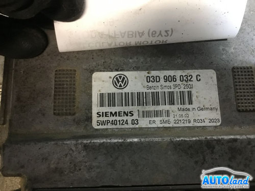 Calculator Ecu Motor 03d906032c Skoda FABIA 6Y2 1999