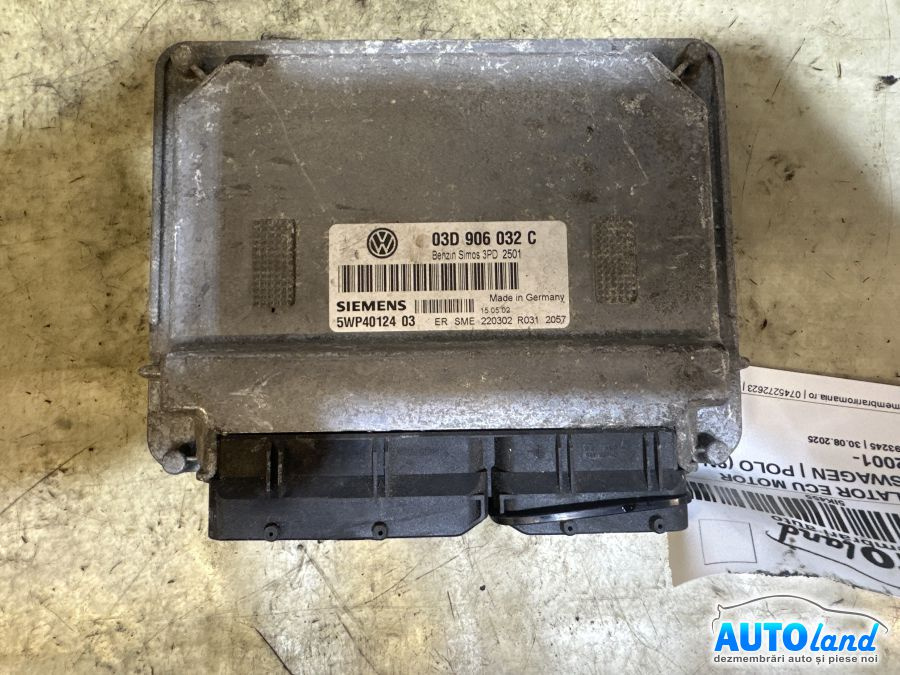 Calculator Ecu Motor 03d906032c Volkswagen POLO 9N 2001