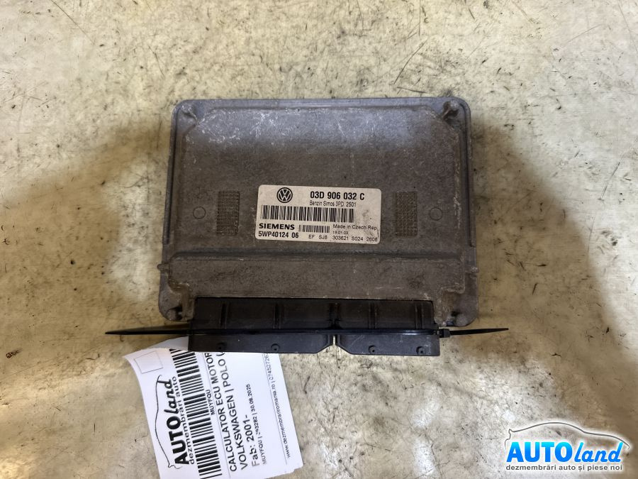Calculator Ecu Motor 03d906032c Volkswagen POLO 9N 2001