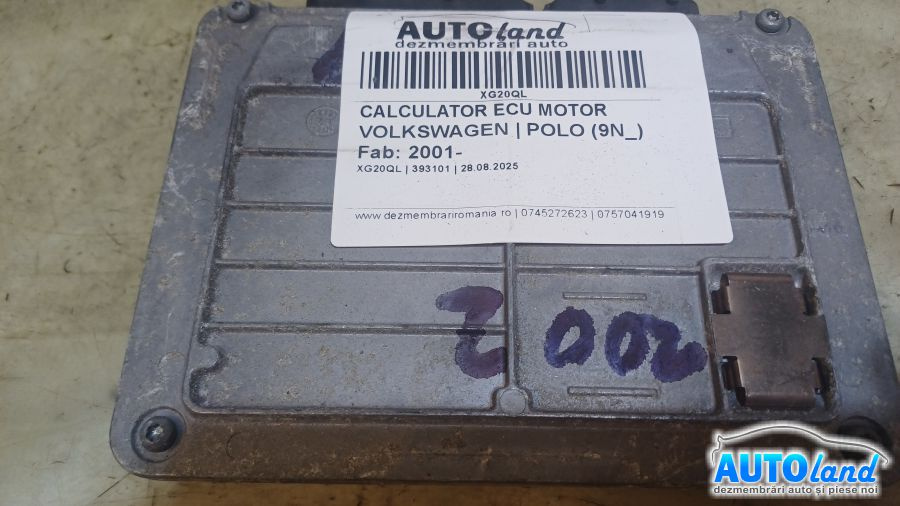 Calculator Ecu Motor 03d906032c Volkswagen POLO 9N 2001