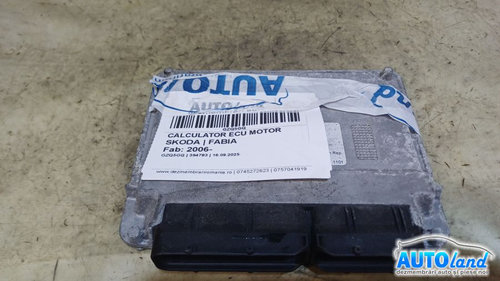 Calculator Ecu Motor 03d906033c Skoda FABIA 2006