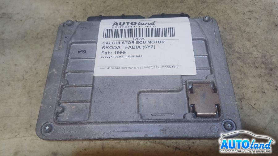 Calculator Ecu Motor 03d906033c Skoda FABIA 6Y2 1999