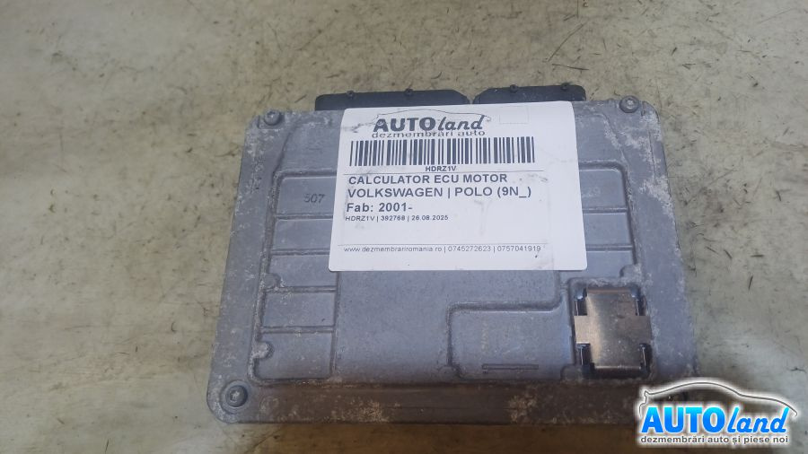 Calculator Ecu Motor 03d906033f Volkswagen POLO 9N 2001