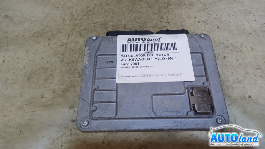 Calculator Ecu Motor 03d906033f Volkswagen POLO 9N 2001