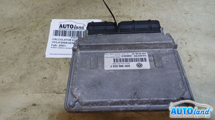 Calculator Ecu Motor 03d906033f Volkswagen POLO 9N 2001