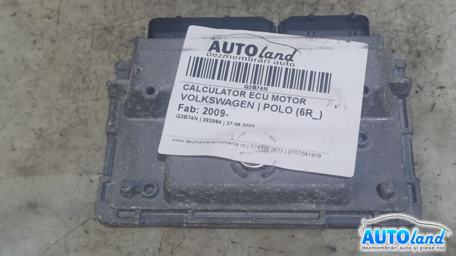 Calculator Ecu Motor 03e906019b Volkswagen POLO 6R 2009