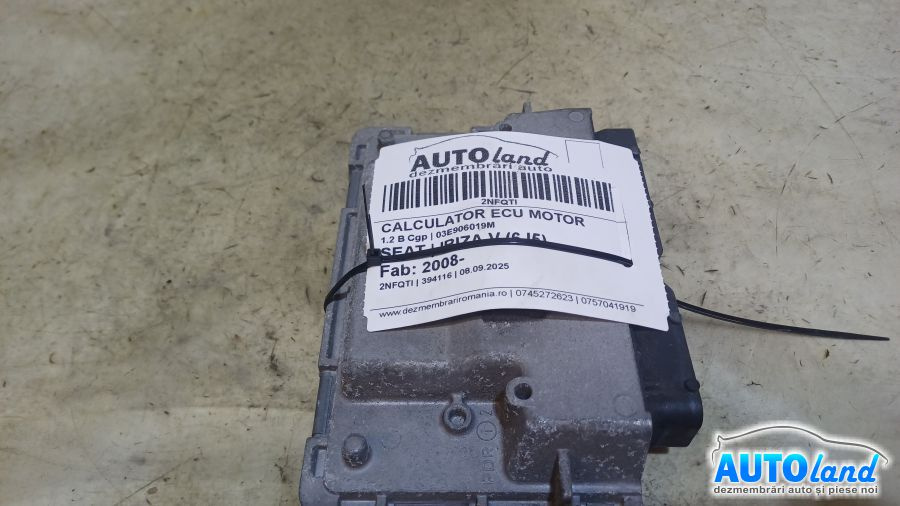 Calculator Ecu Motor 03e906019m 1.2 B Cgp Seat IBIZA V 6J5 2008
