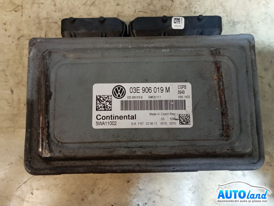 Calculator Ecu Motor 03e906019m Benzina Volkswagen POLO 6R 2009