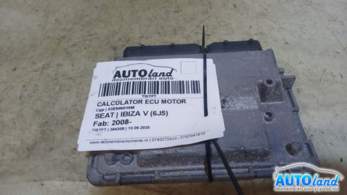 Calculator Ecu Motor 03e906019m Cgp Seat IBIZA V 6J5 2008
