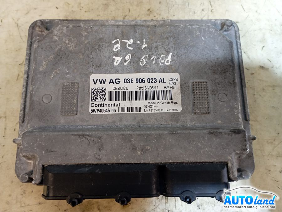 Calculator Ecu Motor 03e906023al 1.2b Volkswagen POLO 6R 2009
