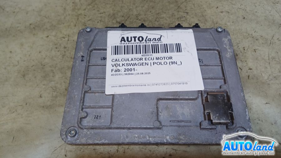 Calculator Ecu Motor 03e906023al Volkswagen POLO 9N 2001