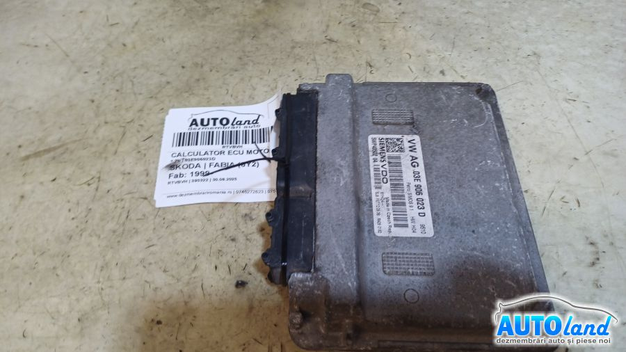 Calculator Ecu Motor 03e906023d 1.2b Skoda FABIA 6Y2 1999