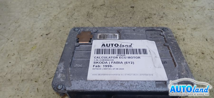 Calculator Ecu Motor 03e906023d 1.2b Skoda FABIA 6Y2 1999