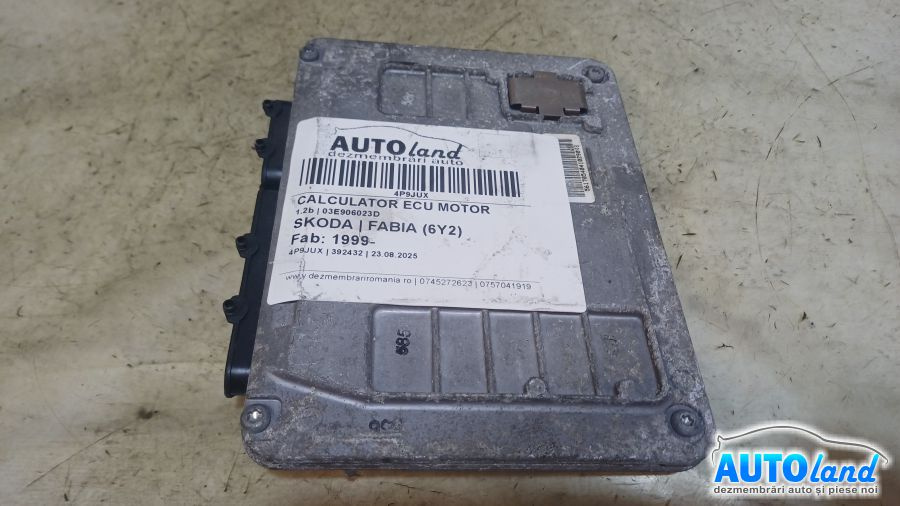 Calculator Ecu Motor 03e906023d 1.2b Skoda FABIA 6Y2 1999