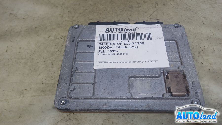 Calculator Ecu Motor 03e906033a Skoda FABIA 6Y2 1999